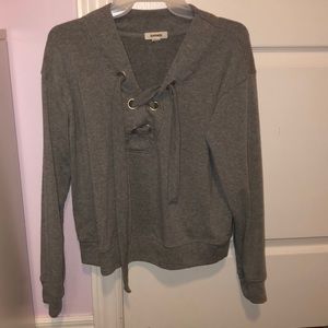 Grey super soft Garage sweater